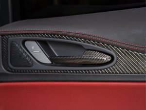 Alfa Romeo Stelvio Interior Door Handle Trim Set - Carbon Fiber Alfa Romeo Stelvio Interior Door Handle Trim Set - Carbon Fiber